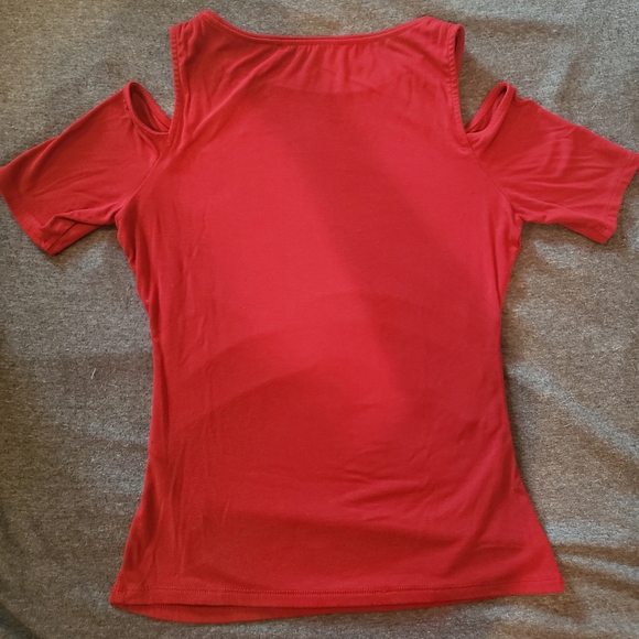 WHBM Cold Shoulder Top - Picture 5 of 9